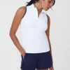 Discount J. McLaughlin Aelia Sleeveless Top White