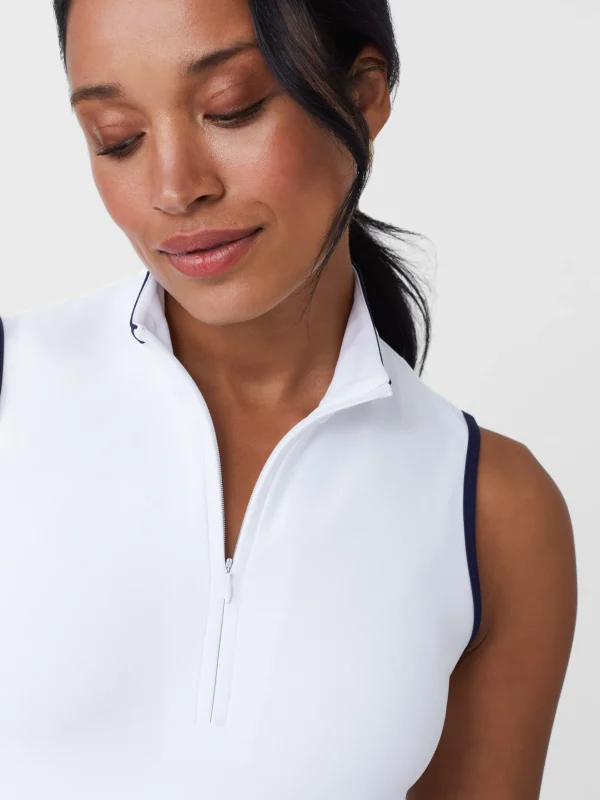 Discount J. McLaughlin Aelia Sleeveless Top White