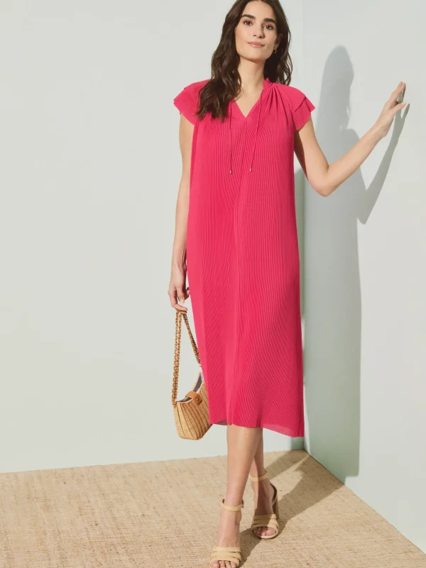 New J. McLaughlin Aisha Dress Carmine Rose