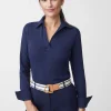 Cheap J. McLaughlin Alfie Tunic In Fernwood Geo Jacquard Navy