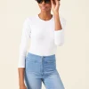 Cheap J. McLaughlin Allie Long Sleeve Tee White