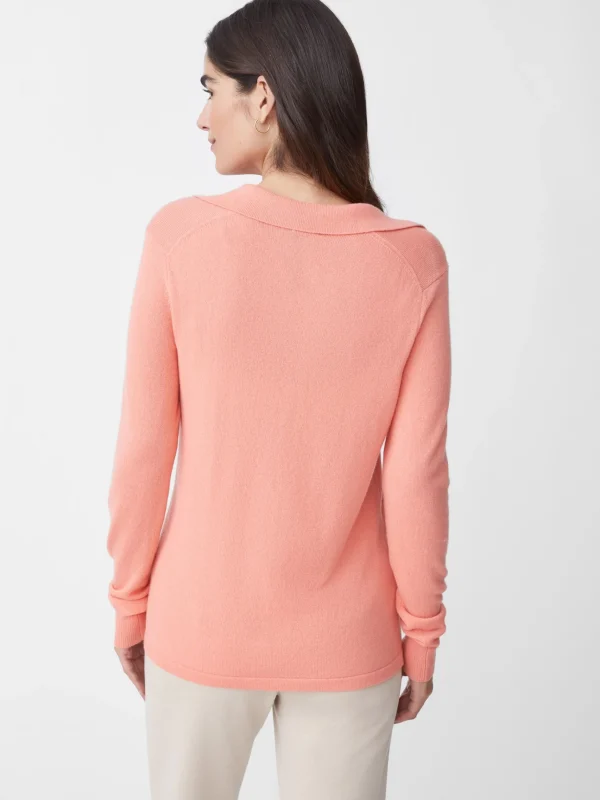 Online J. McLaughlin Alyce Cashmere Sweater Light Papaya