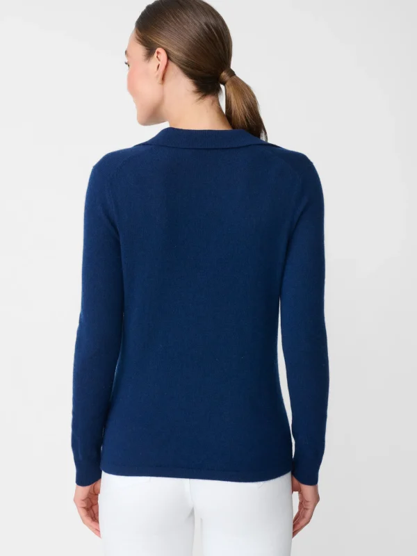 Fashion J. McLaughlin Alyce Cashmere Sweater Classic Navy