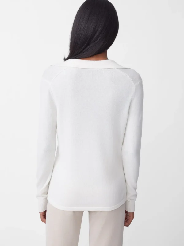 Clearance J. McLaughlin Alyce Cashmere Sweater Ivory