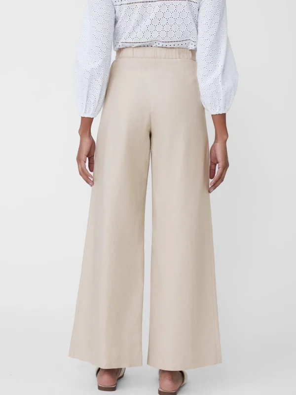 Cheap J. McLaughlin Amal Linen Blend Pants Light Tan