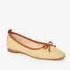 Store J. McLaughlin Anastasia Raffia Flats Beachwood/Cognac