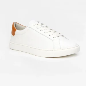 Hot J. McLaughlin Angelique Leather Sneakers White