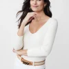 Fashion J. McLaughlin Anouk Sweater Egret White