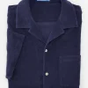 Store J. McLaughlin Anto Terrycloth Polo Navy