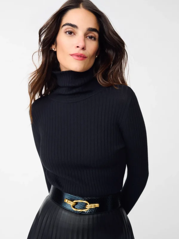 Clearance J. McLaughlin Arlette Turtleneck Black