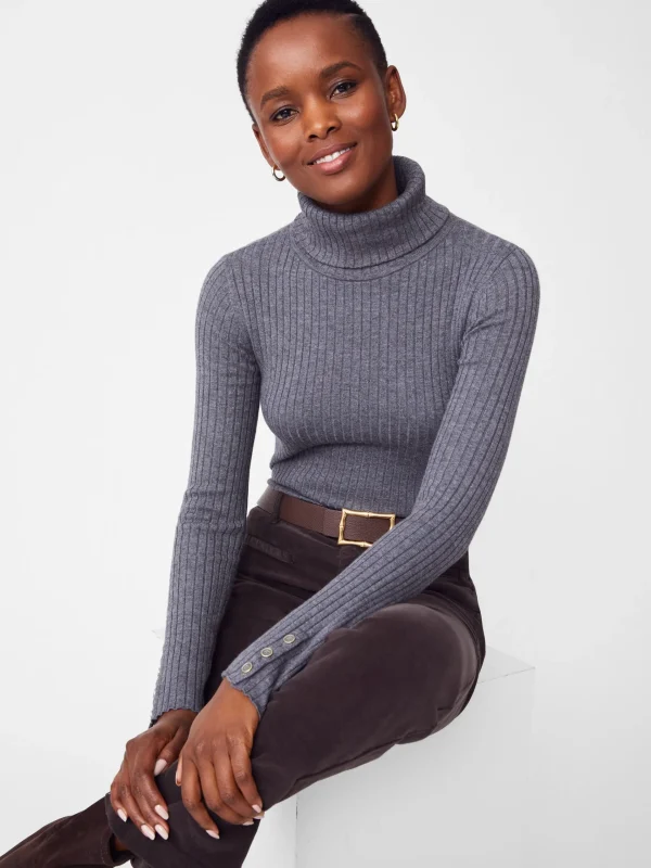 Sale J. McLaughlin Arlette Turtleneck Heather Gray