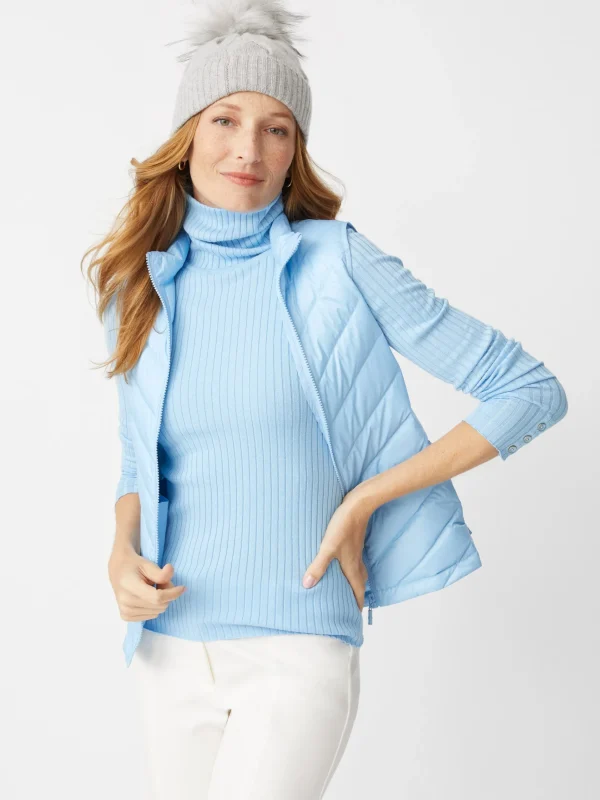 Store J. McLaughlin Arlette Turtleneck Baby Blue