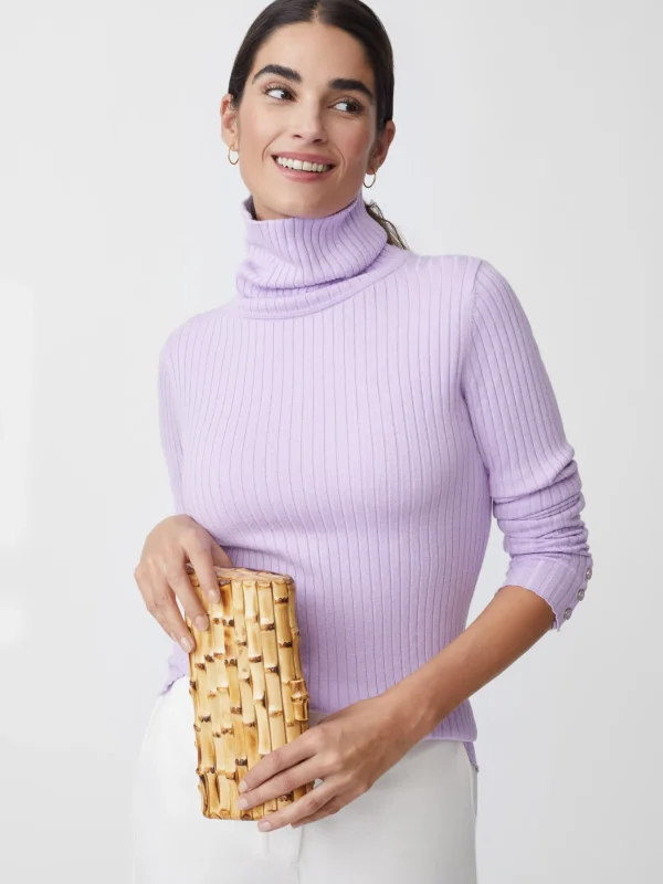 Shop J. McLaughlin Arlette Turtleneck Wisteria