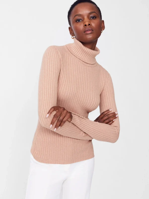 Flash Sale J. McLaughlin Arlette Turtleneck Heather Camel