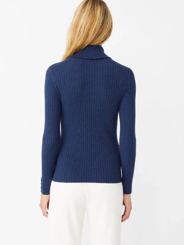 Clearance J. McLaughlin Arlette Turtleneck Navy