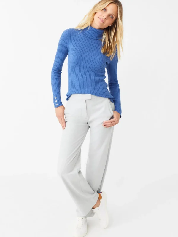 Best Sale J. McLaughlin Arlette Turtleneck Heather Chambray