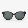 Outlet J. McLaughlin Aveleen Sunglasses Black/Dark Purple