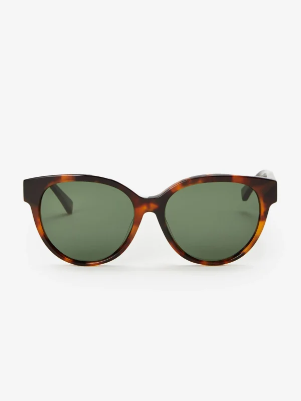 Sale J. McLaughlin Aveleen Sunglasses In Tortoise Green/Dark Brown