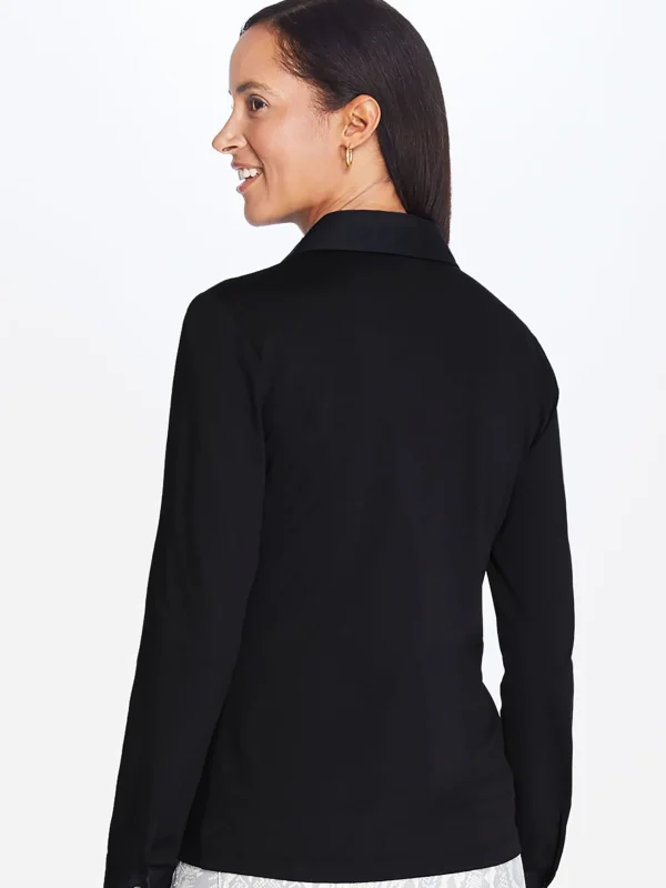 Store J. McLaughlin Betty Shirt Black