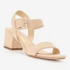 Discount J. McLaughlin Boulevard Suede Heels Ecru