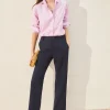 Best Sale J. McLaughlin Brock Cotton Twill Pants Navy