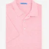 Hot J. McLaughlin Callahan Cotton Polo Heather Pink