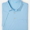 Cheap J. McLaughlin Callahan Cotton Polo Light Blue