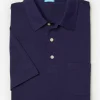 New J. McLaughlin Callahan Cotton Polo Navy