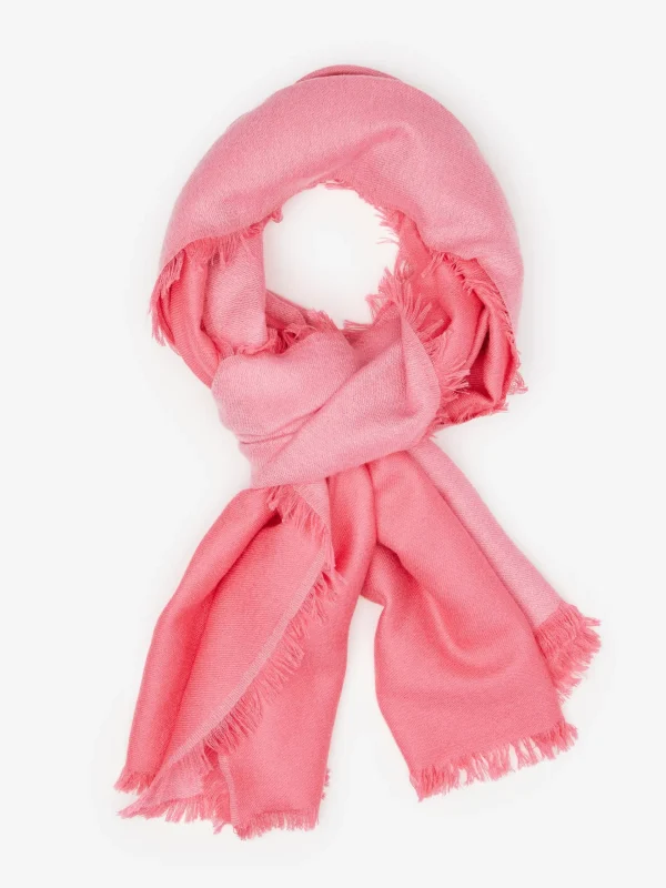 Clearance J. McLaughlin Carey Cashmere Scarf Pink/Blushing Pink