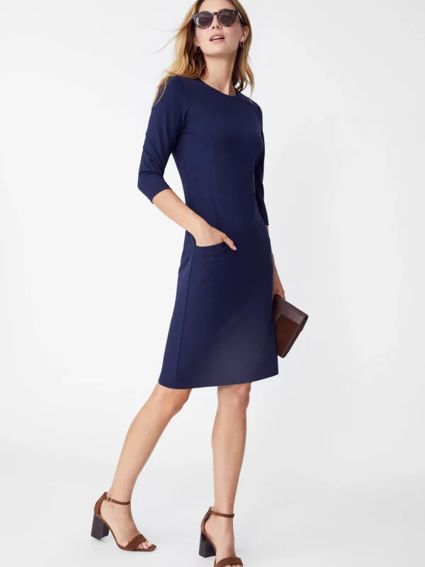 Online J. McLaughlin Catalyst Dress Winter Navy