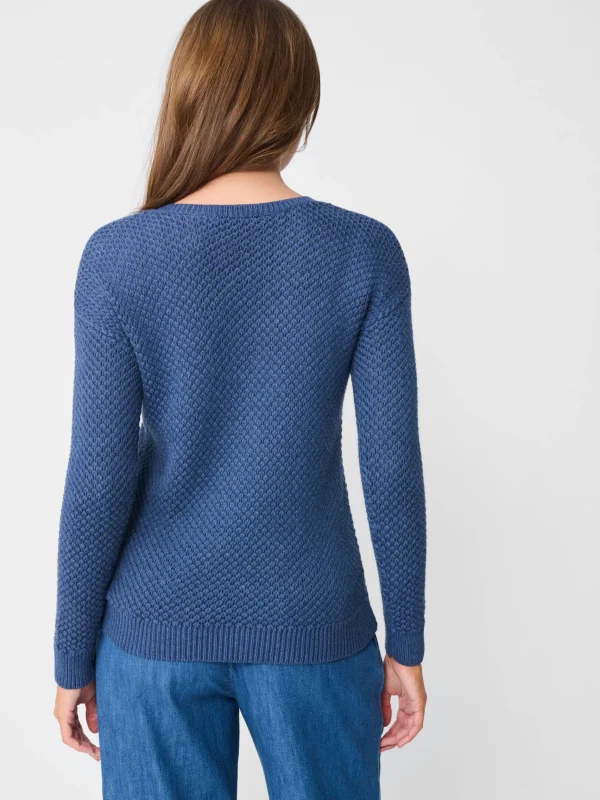 Best Sale J. McLaughlin Celina Sweater Heather Dark Denim