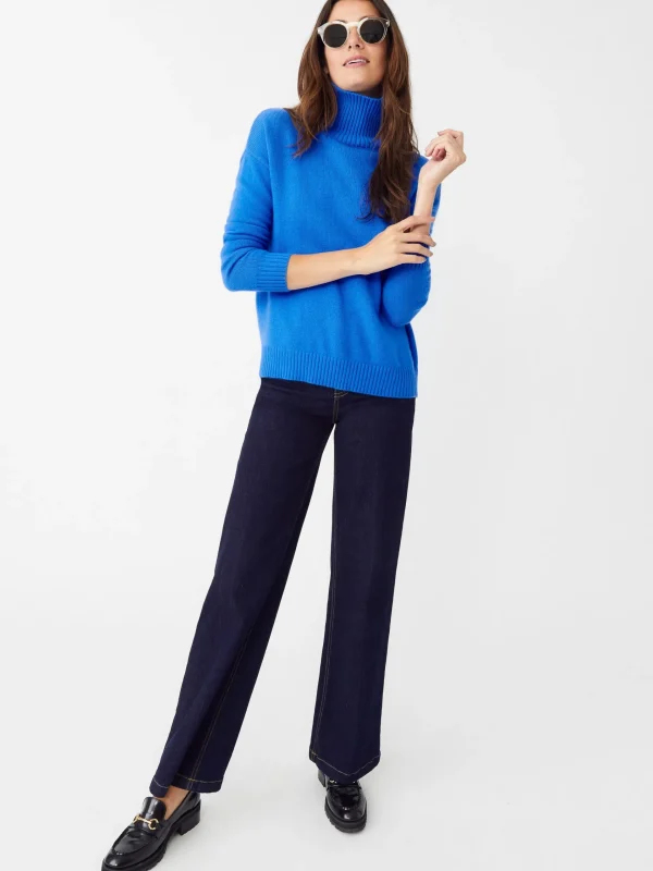 Online J. McLaughlin Clara Cashmere Turtleneck JMC Blue