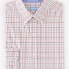 Outlet J. McLaughlin Collis Classic Fit Shirt In Plaid Blue/Red/White