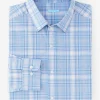 New J. McLaughlin Collis Classic Fit Shirt In Plaid Pink/Blue