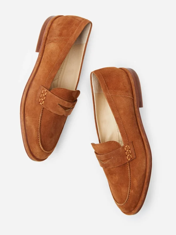 Hot J. McLaughlin Concetta Suede Loafers Luggage