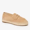 Best Sale J. McLaughlin Edalene Suede Espadrille Loafers Golden Caramel