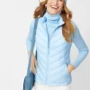 Hot J. McLaughlin Eira Puffer Vest Light Blue