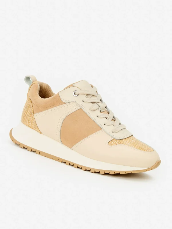 Clearance J. McLaughlin Emerson Sneakers Grasscloth/Khaki