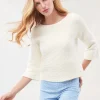 Sale J. McLaughlin Emmeline Sweater Egret White