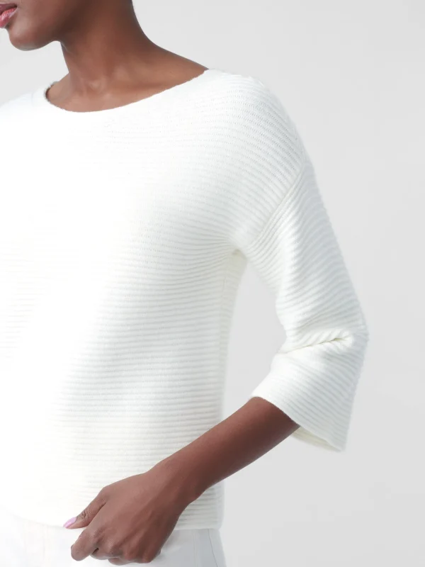 Sale J. McLaughlin Emmeline Sweater Egret White