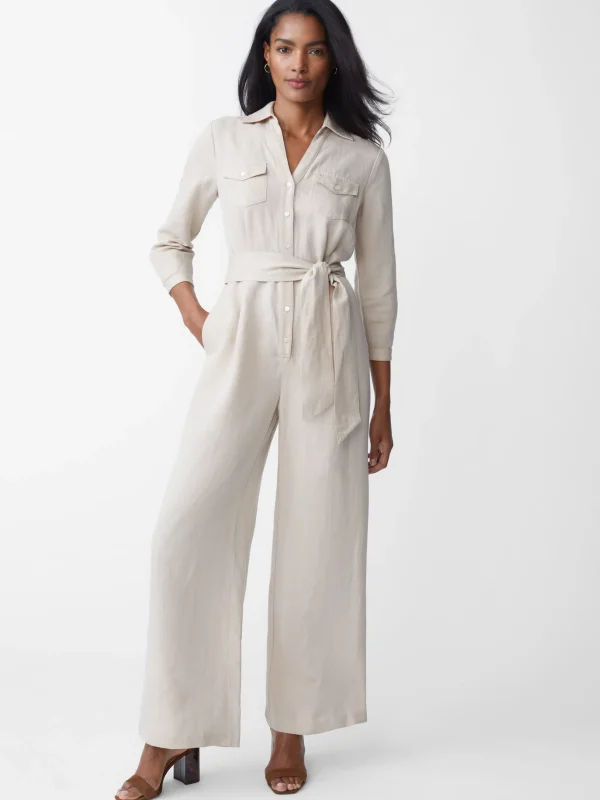 Store J. McLaughlin Ernst Jumpsuit Tan