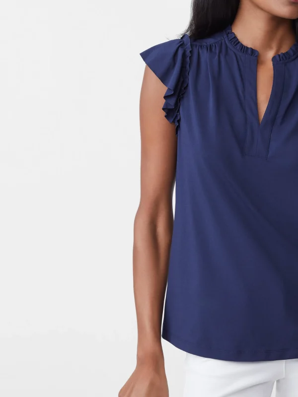 Hot J. McLaughlin Felissa Blouse Navy