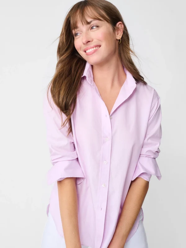 New J. McLaughlin Finn Shirt Light Pink