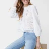 Best J. McLaughlin Francoise Blouse White