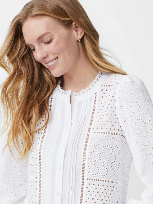 Best J. McLaughlin Francoise Blouse White