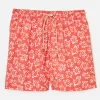 Cheap J. McLaughlin Gibson Swim Trunks In Batik Turtle Washed Red