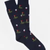 Online J. McLaughlin Golf Tee Socks Navy