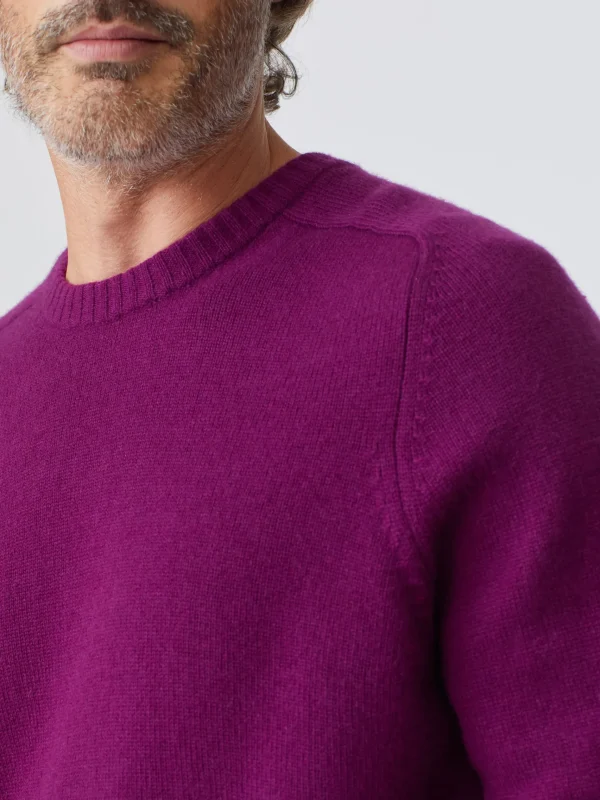 New J. McLaughlin Gordon Cashmere Sweater Plum