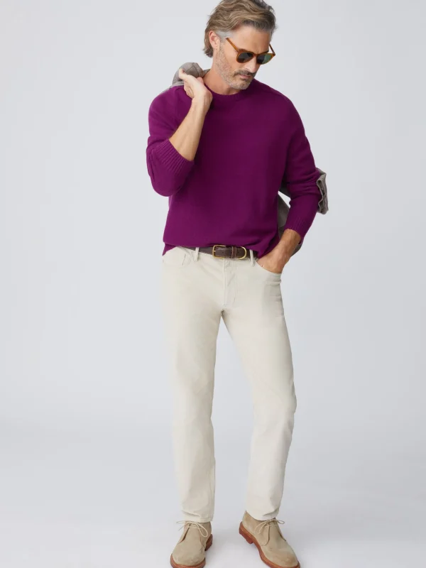 New J. McLaughlin Gordon Cashmere Sweater Plum