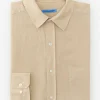 Cheap J. McLaughlin Gramercy Classic Fit Linen Shirt Khaki